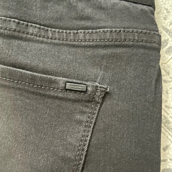 Simply‎ Vera by Vera Wang pull up charcoal jean leggings - Picture 6 of 6